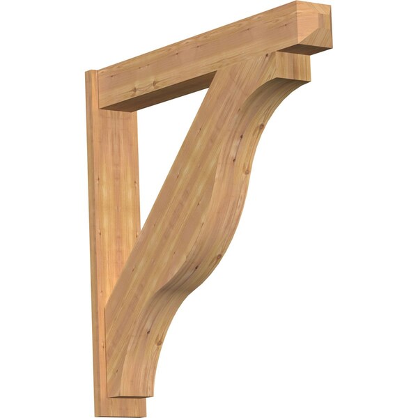 Ekena Millwork Funston Craftsman Smooth Outlooker, Western Red Cedar, 7 1/2"W x 48"D x 48"H OUT08X48X48FST04SWR - main